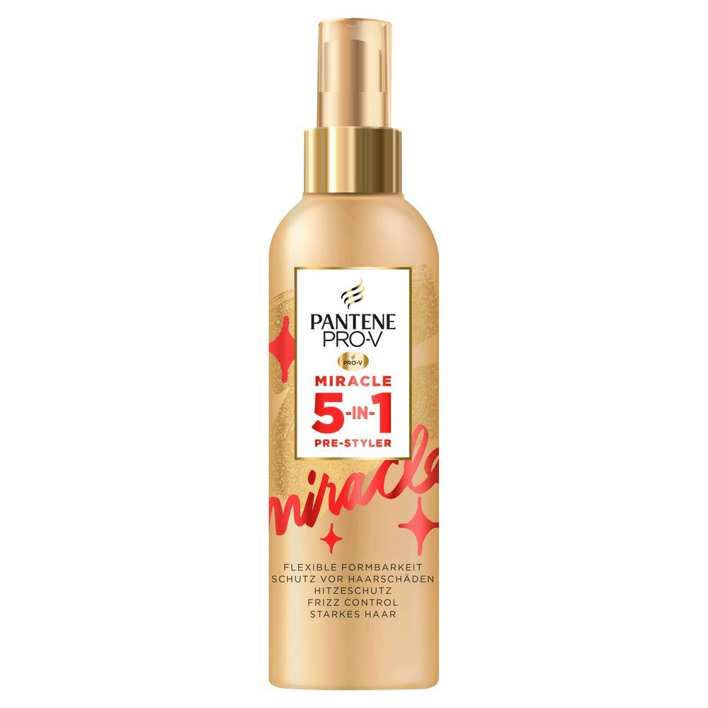 Bild: PANTENE PRO-V Miracle 5-In-1 Pre-Styling Haarspray Mit Hitzeschutz 