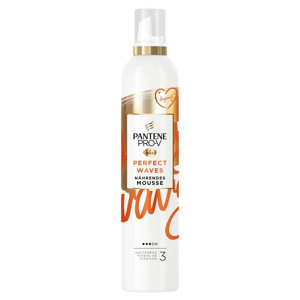 Bild: PANTENE PRO-V Perfect Waves Nährendes Haar Mousse Mit Arganöl 