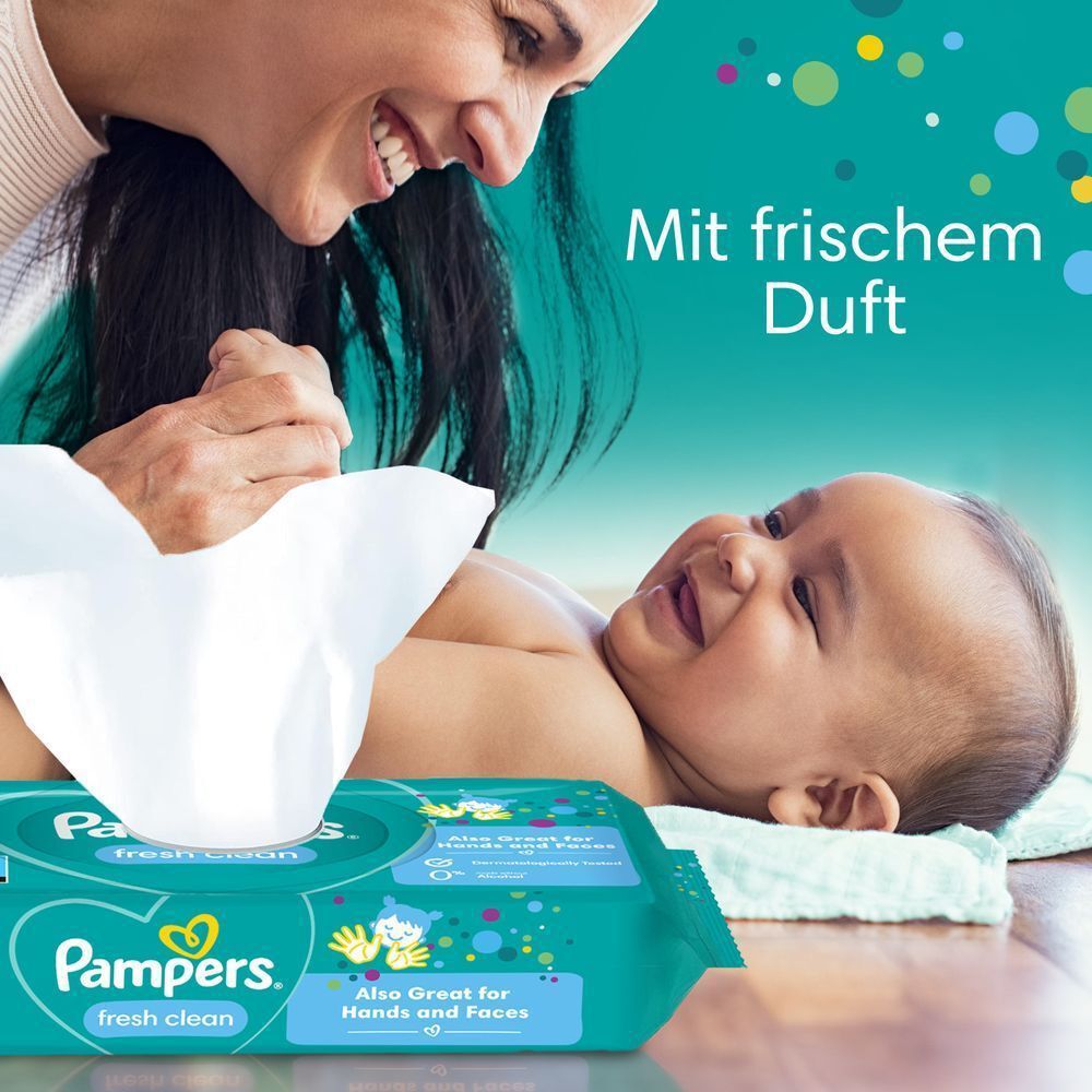 Bild: Pampers Fresh Clean Feuchttücher 1X52 