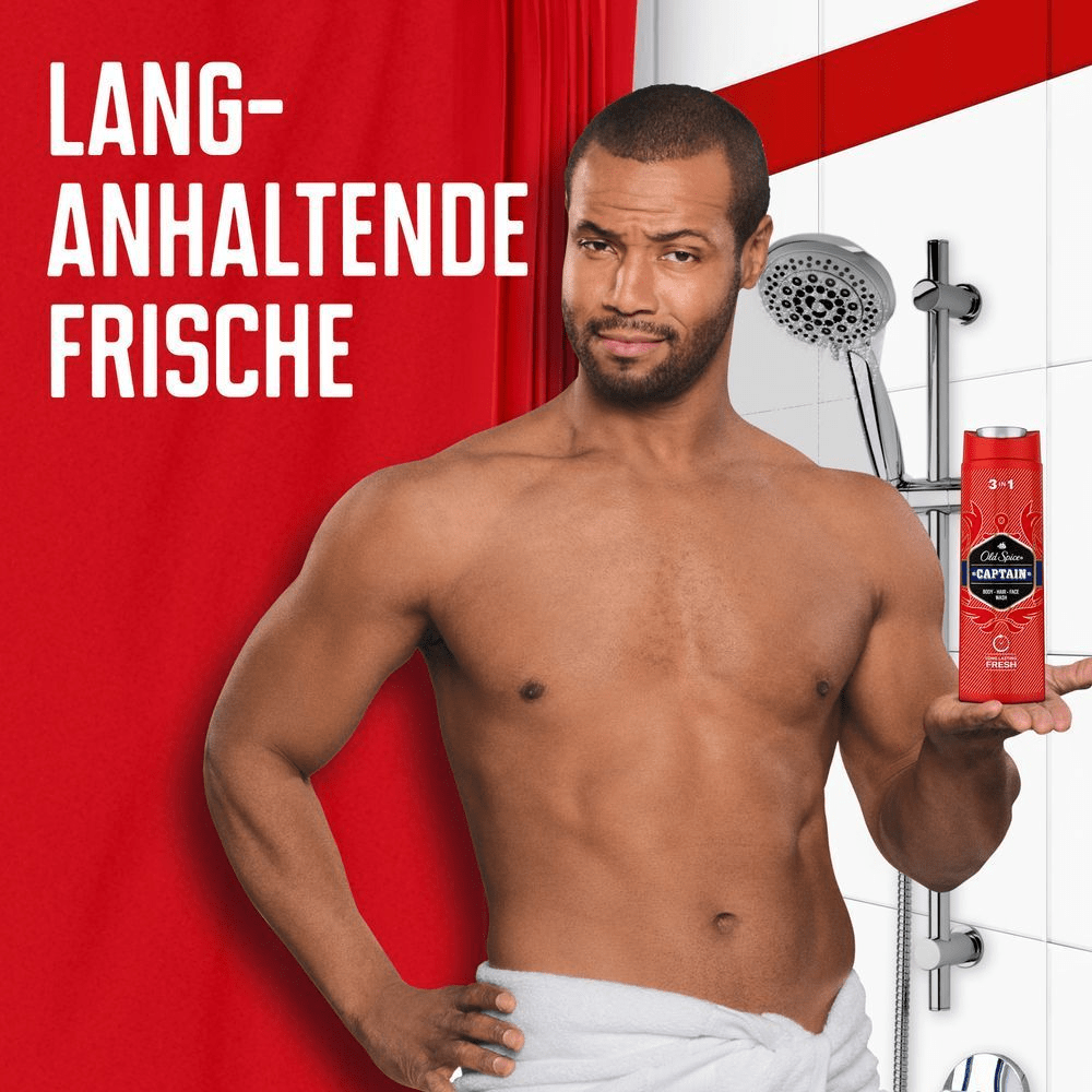 Bild: Old Spice Captain Duschgel & Shampoo Für Männer 