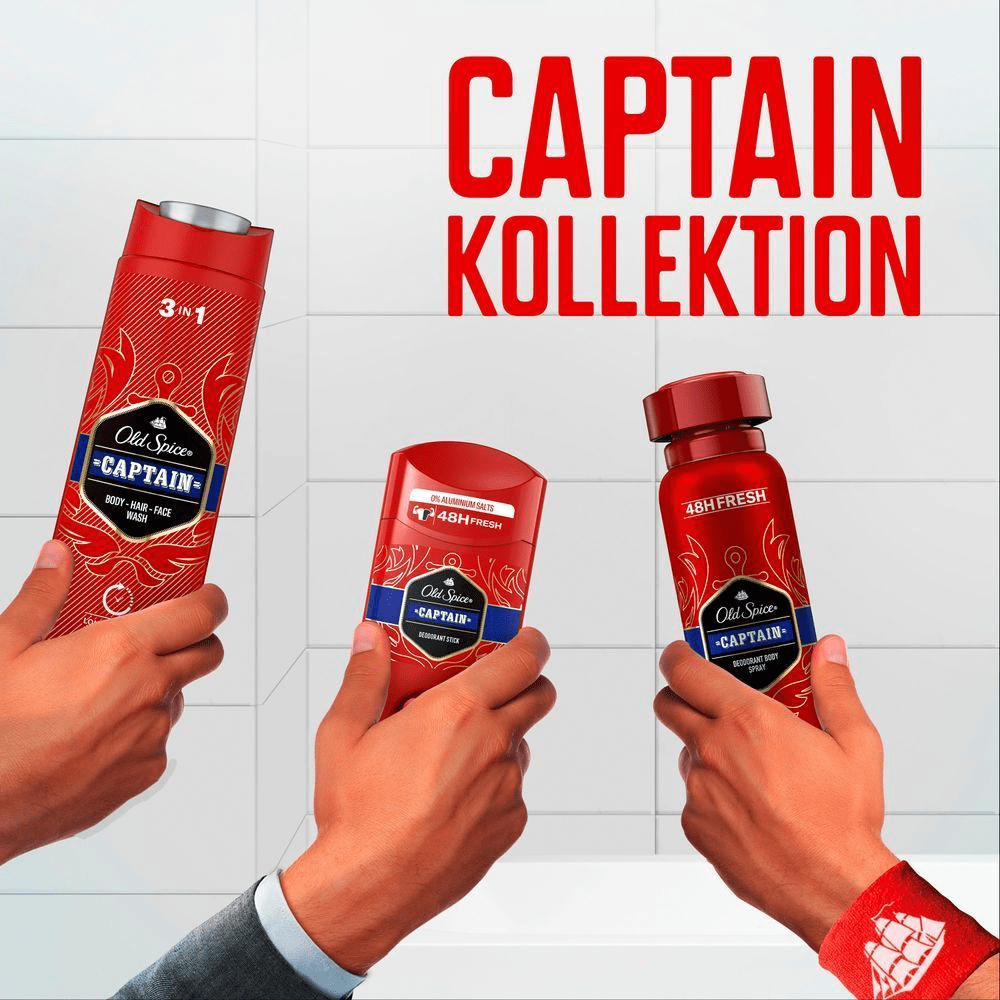 Bild: Old Spice Captain Duschgel & Shampoo Für Männer 