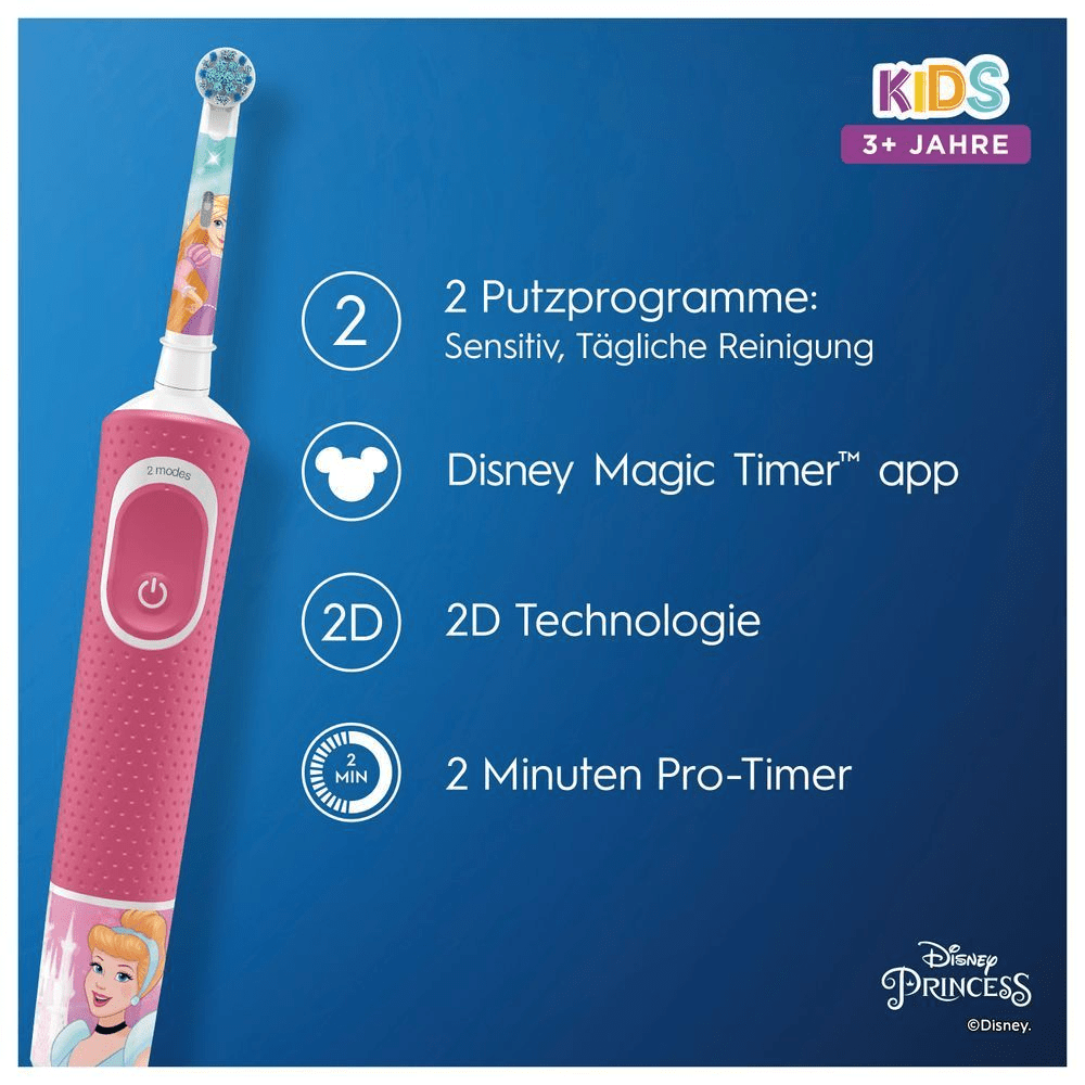 Bild: Oral-B Kids Prinzessin Elektrische Kinderzahnbürste 