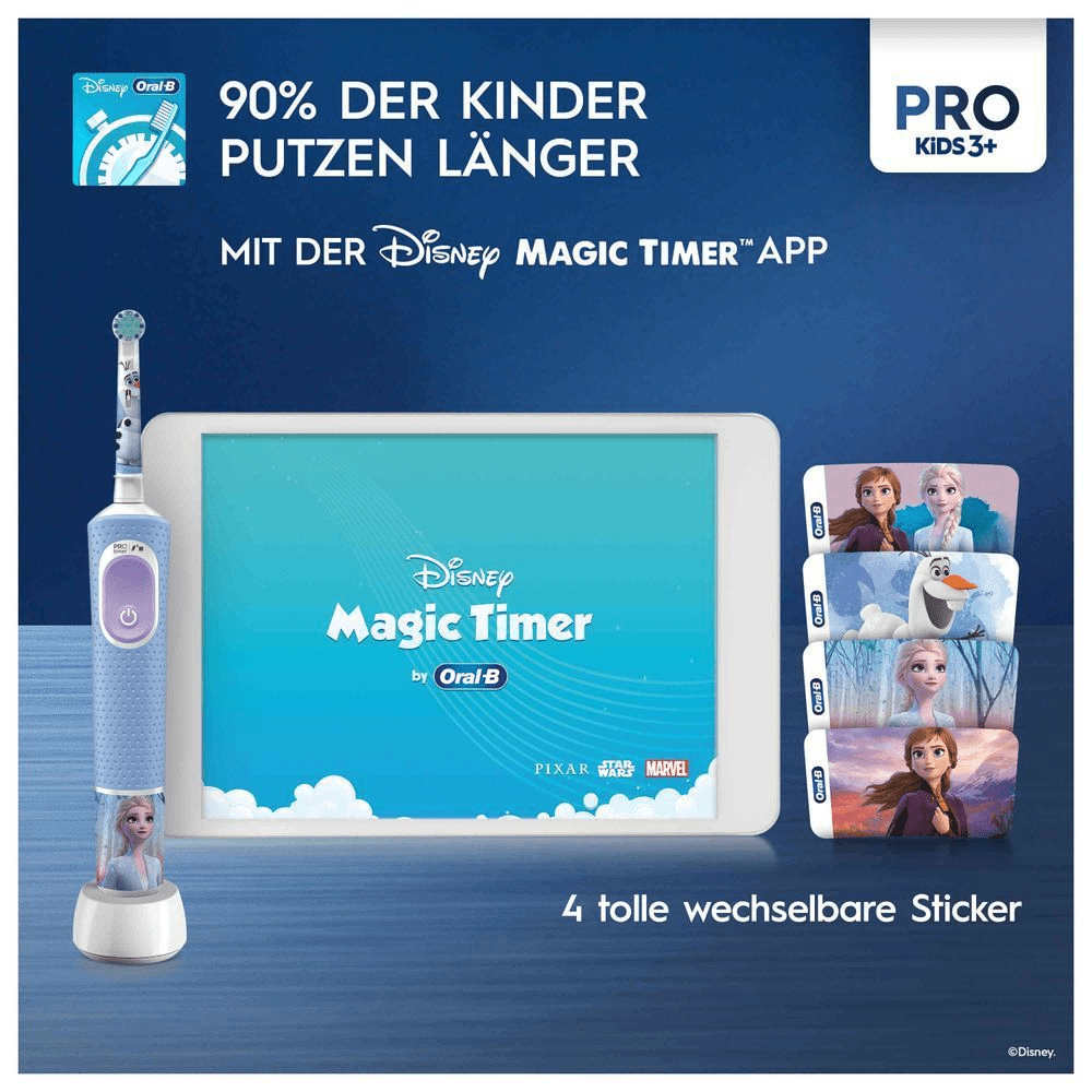 Bild: Oral-B Pro Kids Frozen Elektrische Zahnbürste 