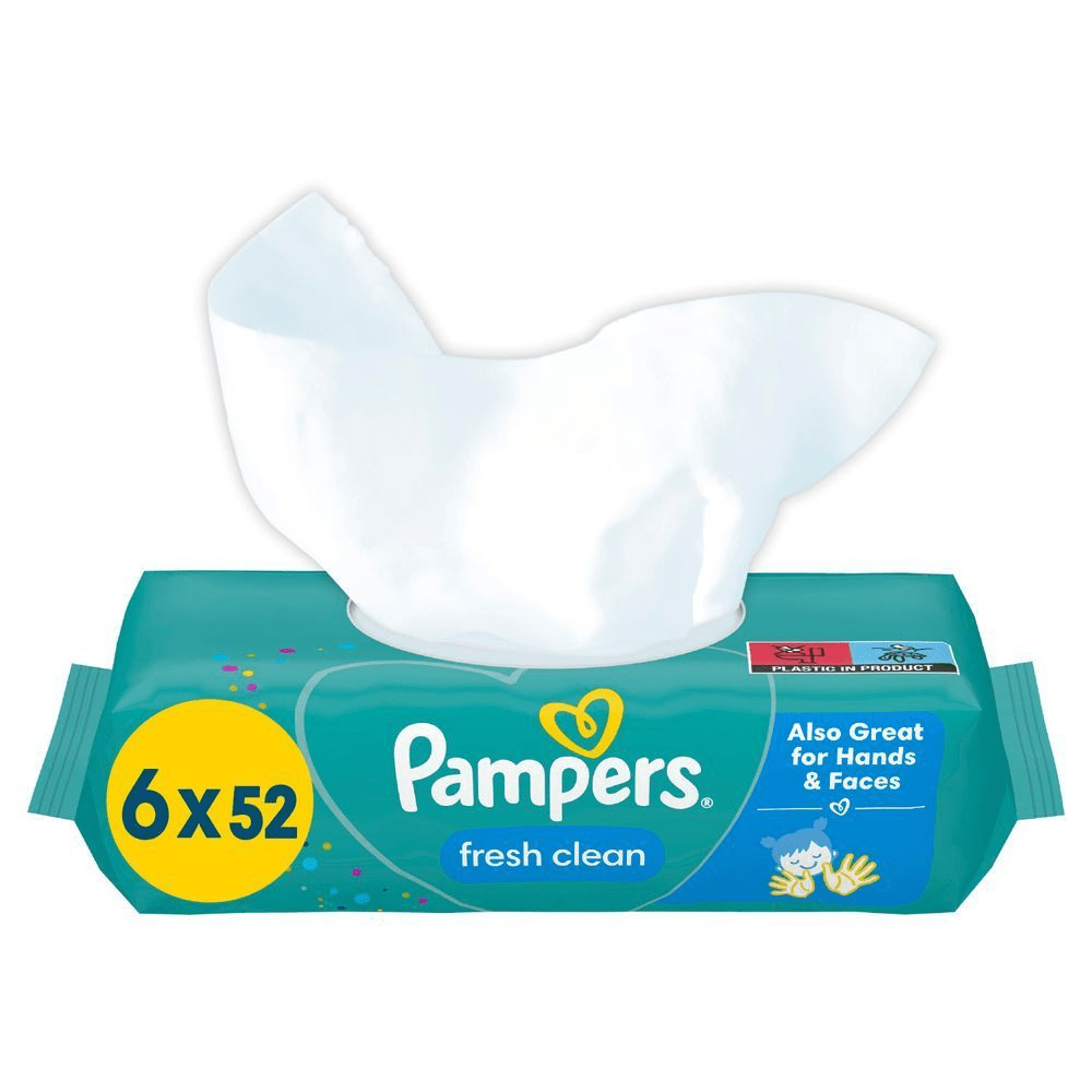 Bild: Pampers Fresh Clean Feuchttücher 6x52 