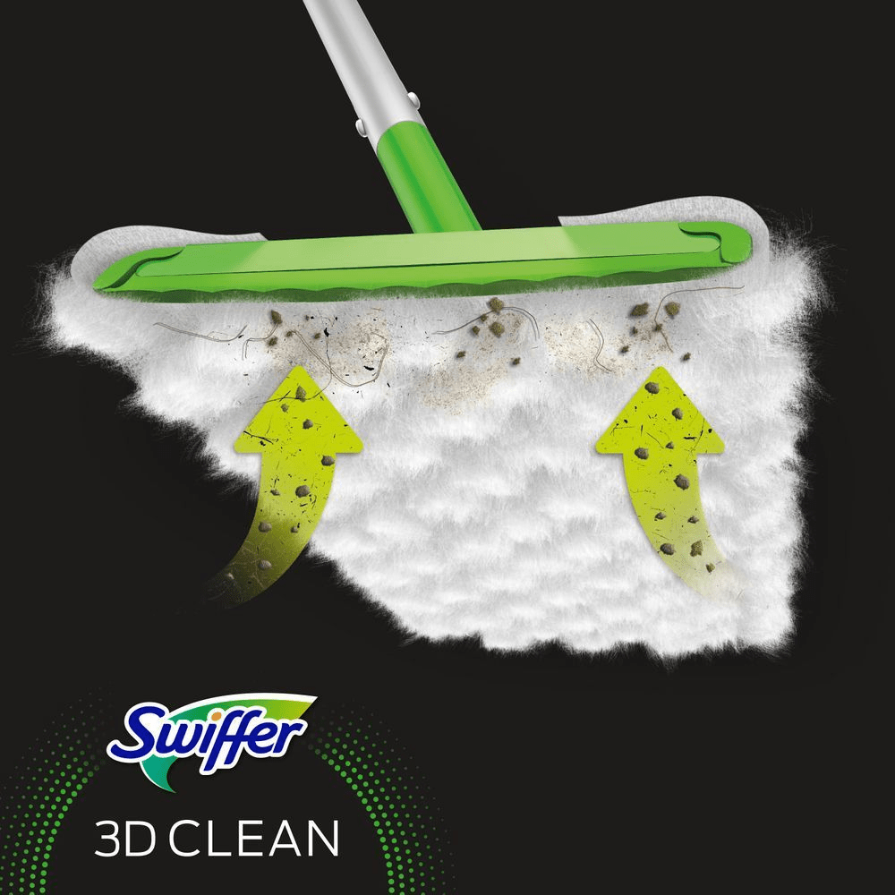 Bild: Swiffer Bodenwischer 3D Clean Trockene Bodentücher Nachfüllpackung 