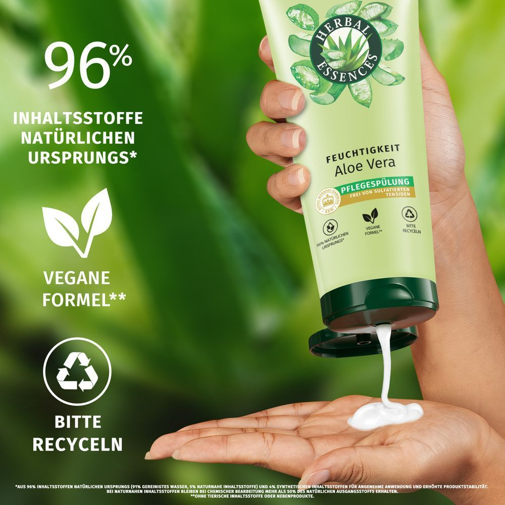 Bild: Herbal essences Feuchtigkeits Pflegespülung mit Aloe 