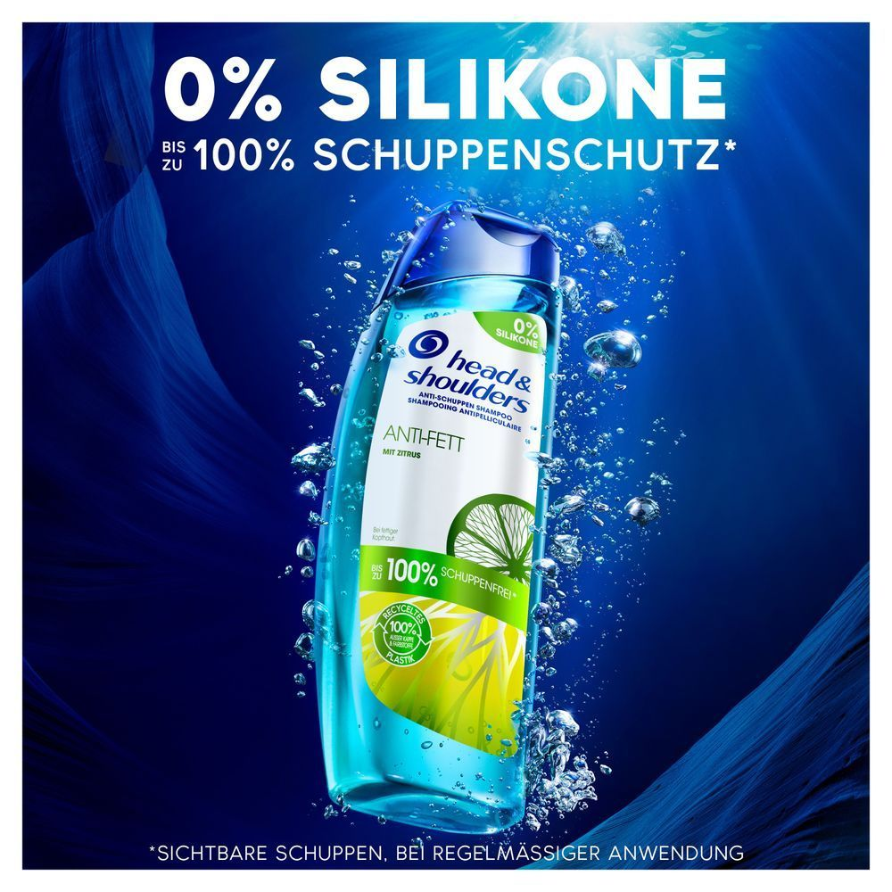 Bild: head & shoulders Anti-Fett, mit Zitrus, Anti-Schuppen Shampoo 