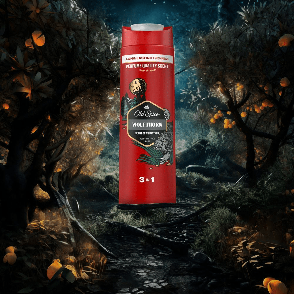 Bild: Old Spice Wolfthorn 3-in-1 Duschgel &amp; Shampoo für Männer 