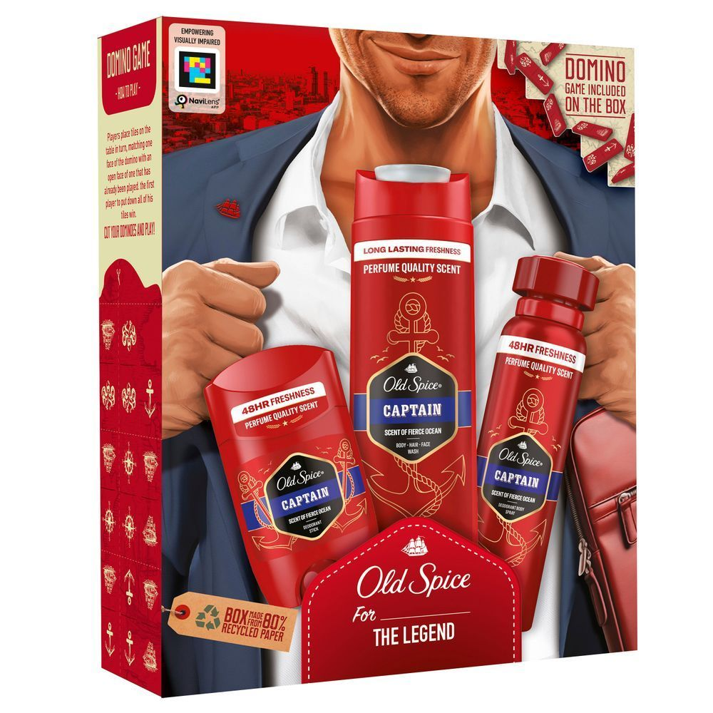 Bild: Old Spice Gentleman Geschenkset für Männer mit Captain 