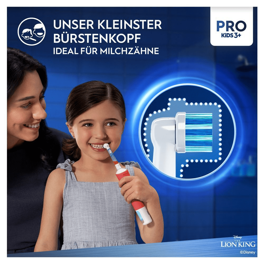 Bild: Oral-B Pro Kids König der Löwen Aufsteckbürsten für elektrische Zahnbürste 