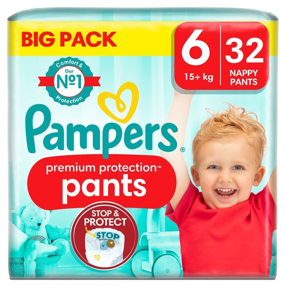 Bild: Pampers Premium Protection Pants Größe 6, BIG PACK 