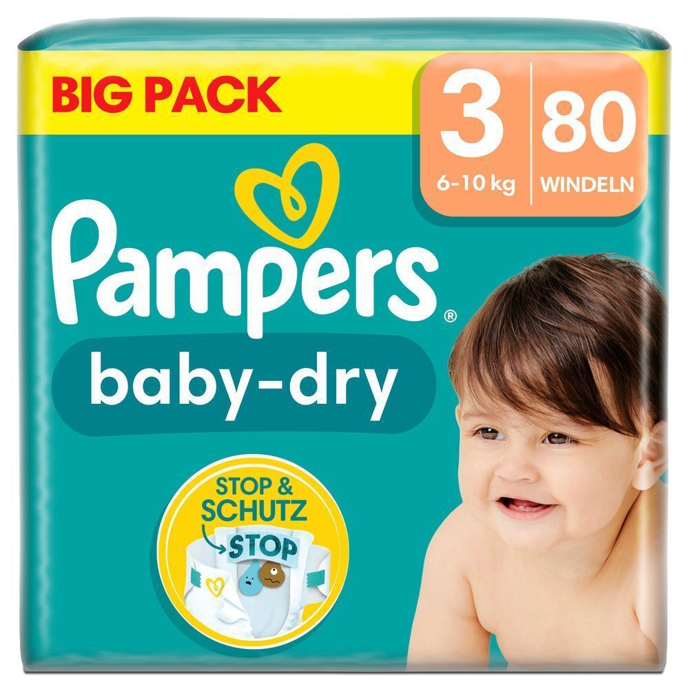 Bild: Pampers Baby-Dry Größe 3, BIG PACK 