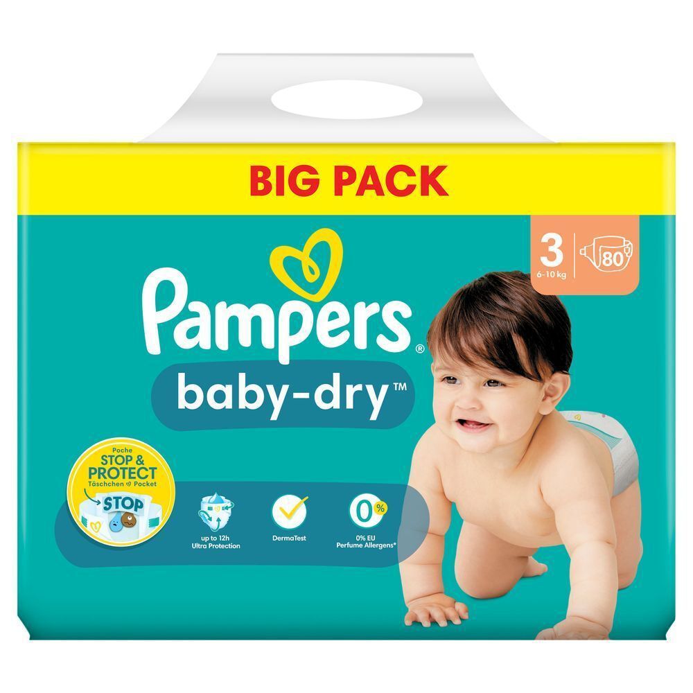 Bild: Pampers Baby-Dry Größe 3, BIG PACK 