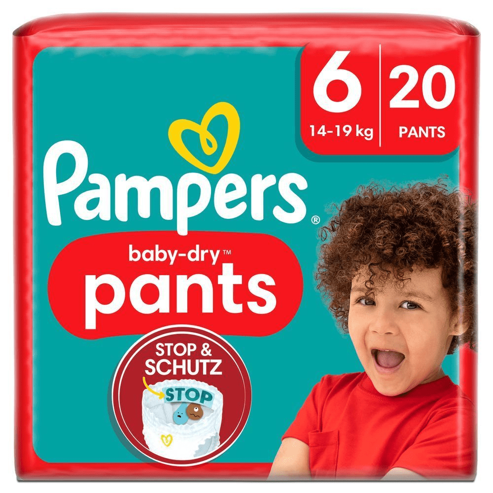 Bild: Pampers Baby-Dry Pants Größe 6, 14kg - 19kg 