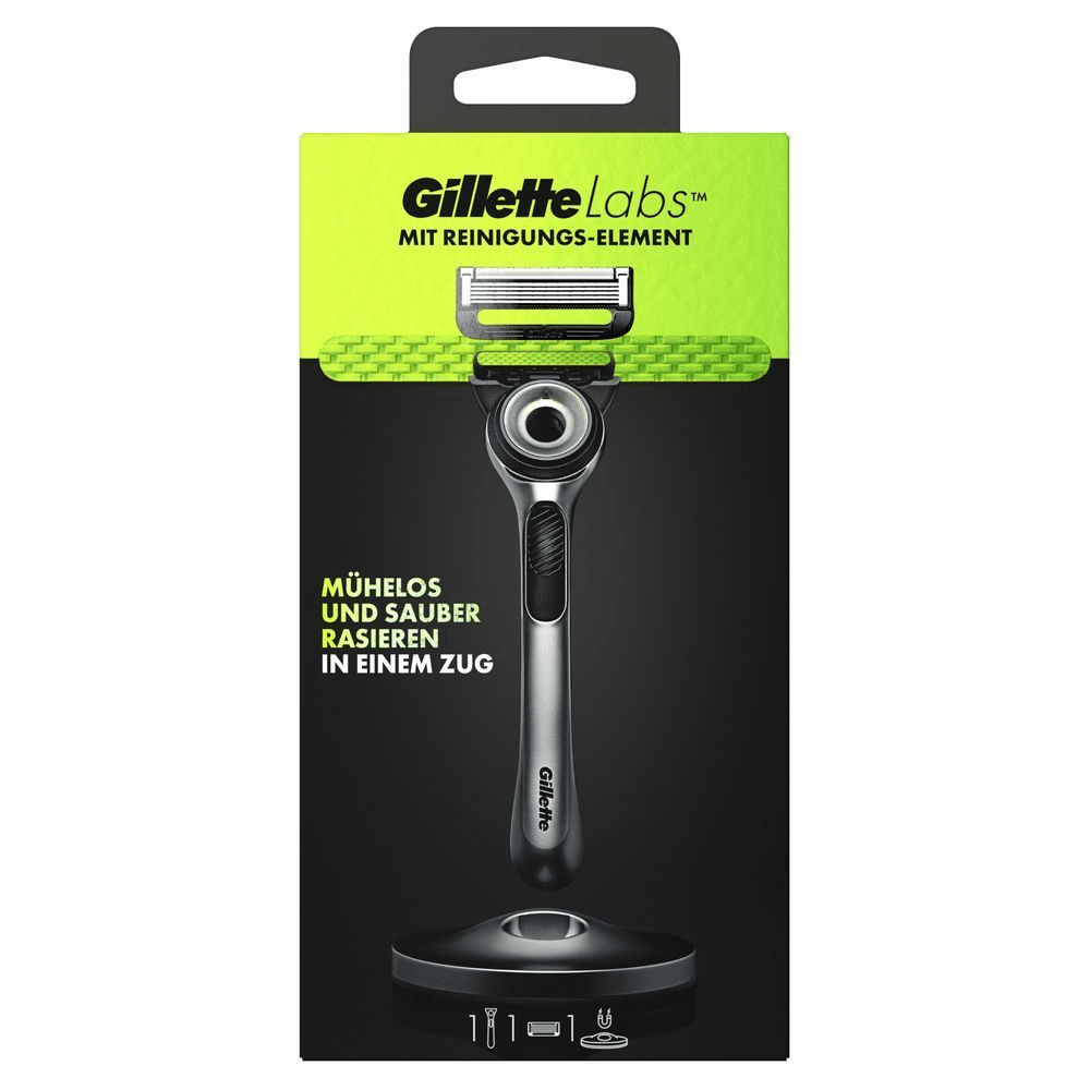 Bild: Gillette Labs Rasierer mit Reinigungs-Element 