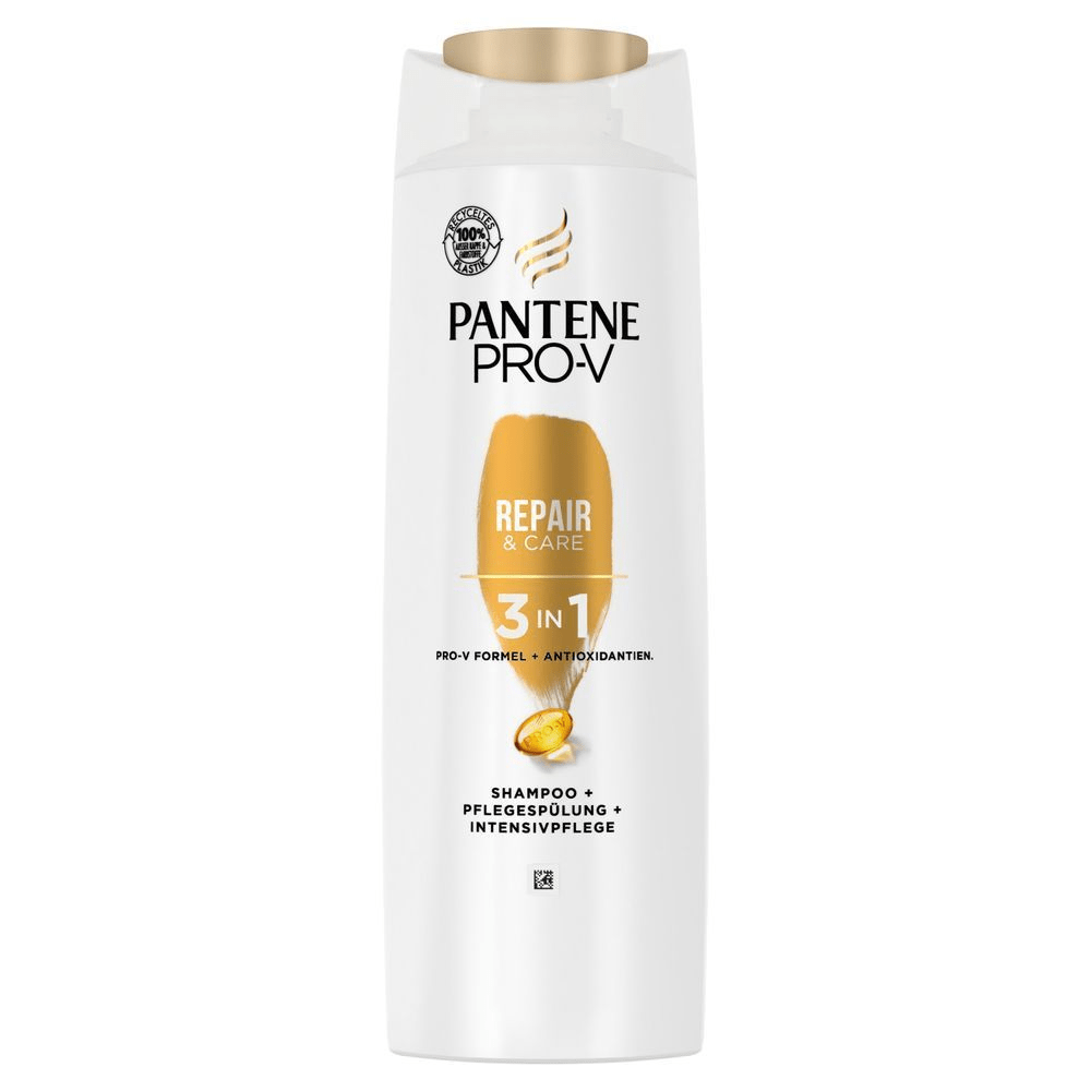 Bild: PANTENE PRO-V Repair & Care 3-In-1 Shampoo +Pflegespülung + Intensivpflege 