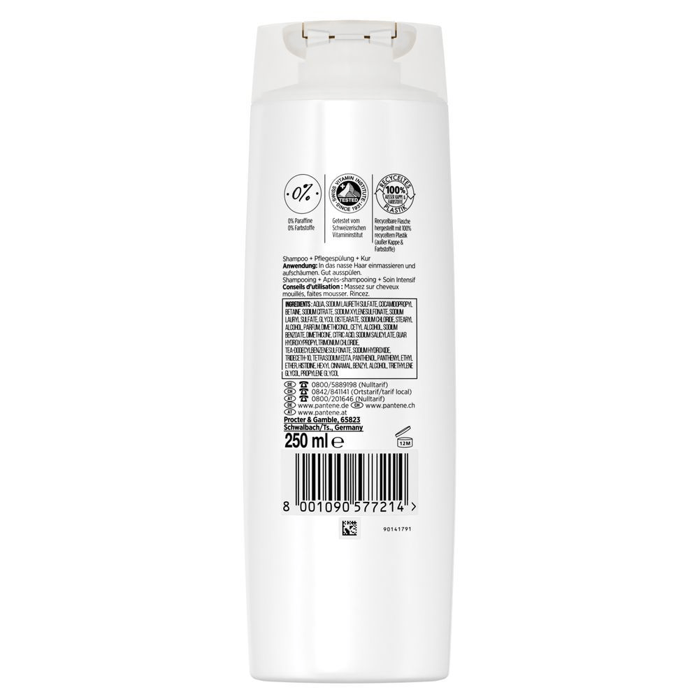 Bild: PANTENE PRO-V Repair & Care 3-In-1 Shampoo + Pflegespülung + Intensivpflege 