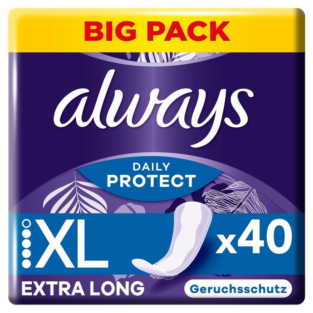 Bild: always Daily Protect Extra Long Slipeinlagen 