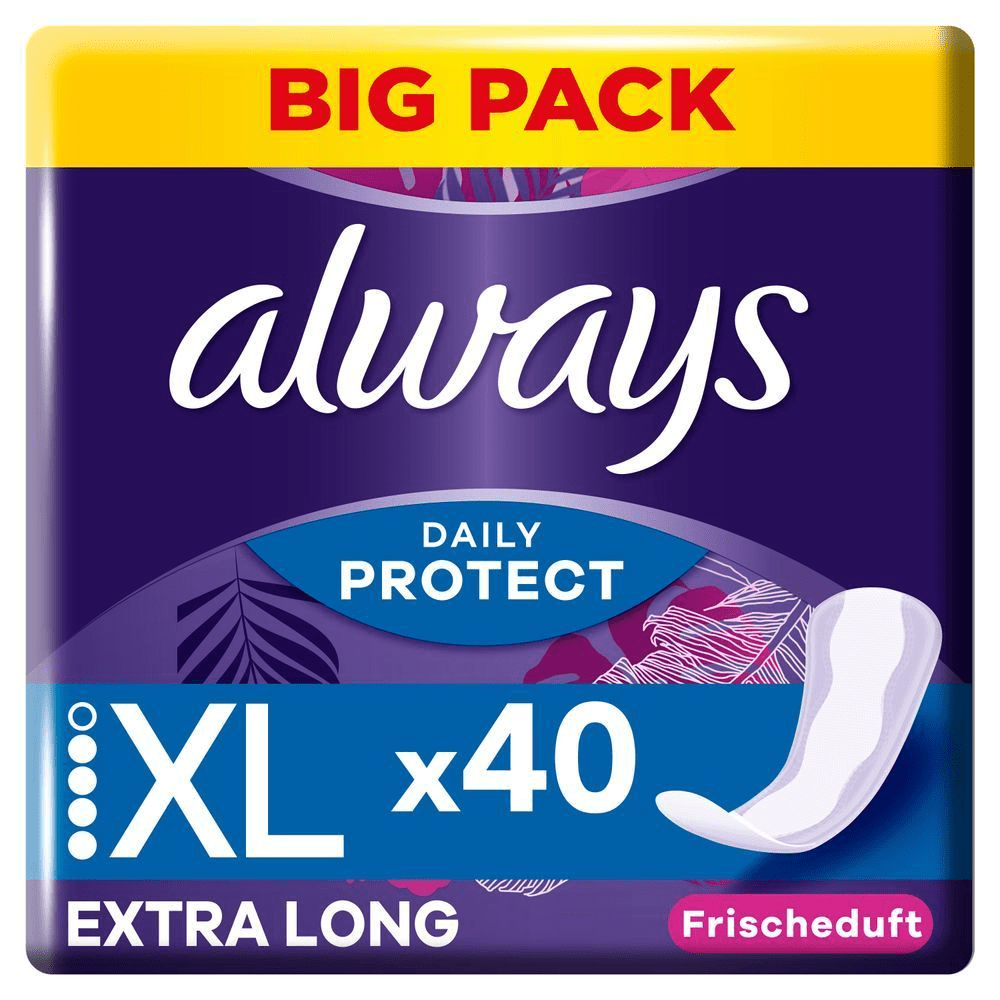 Bild: always Daily Protect Extra Long Slipeinlagen 