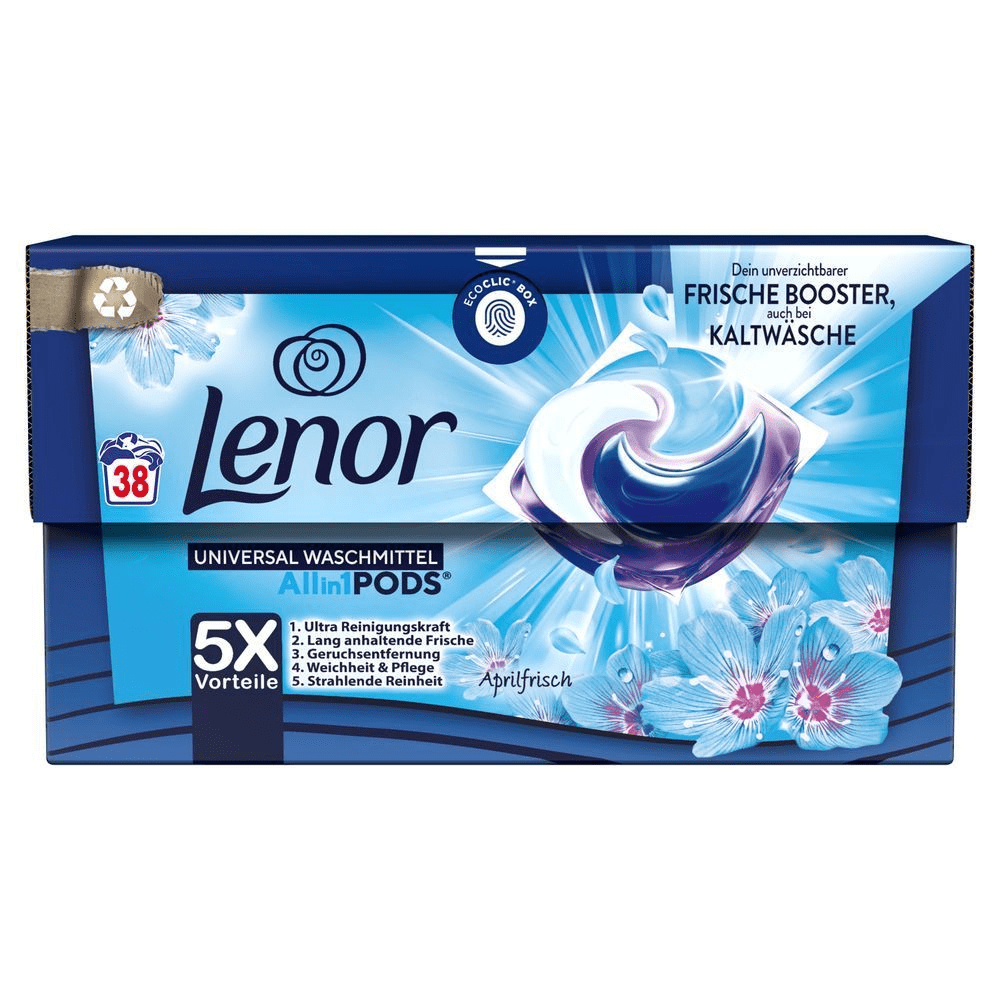 Bild: Lenor Waschmittel All-in-1 PODS® Aprilfrisch 