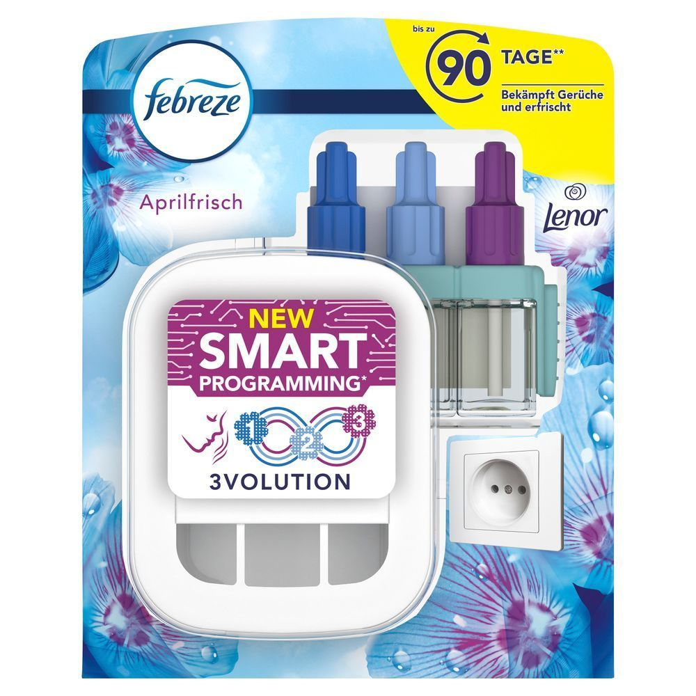 Bild: Febreze 3Volution Duftstecker Lenor Aprilfrisch Lufterfrischer 