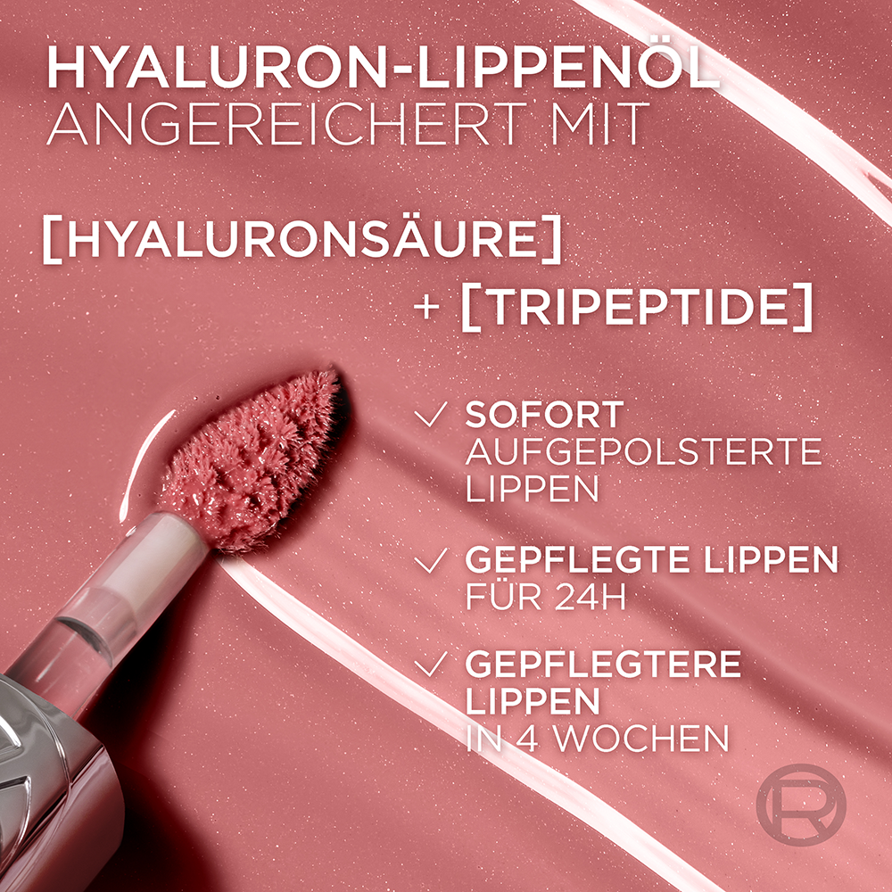 Bild: L'ORÉAL PARIS Plump Ambition Hyaluron Lip Oil Cherry Cherie