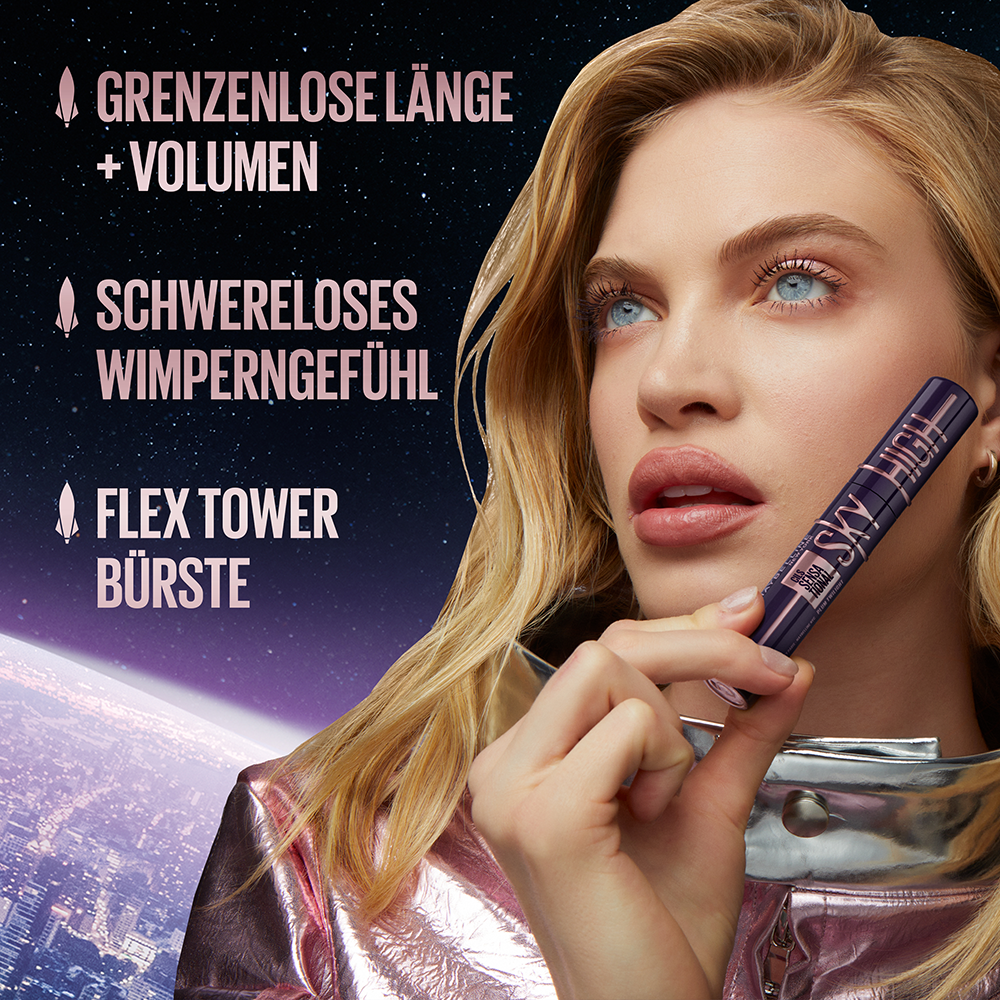 Bild: MAYBELLINE Lash Sensational Sky High Mascara Plum Twilight