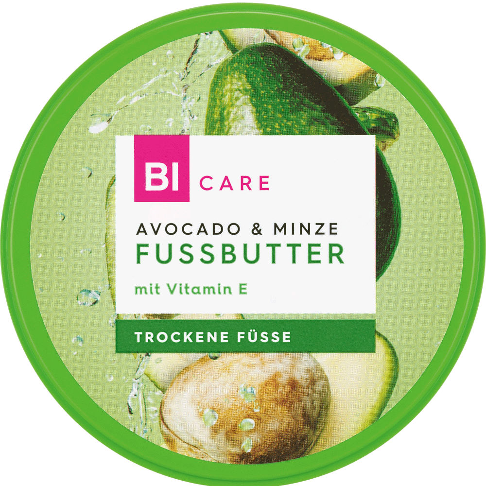 Bild: BI CARE Fussbutter Avocado & Minze