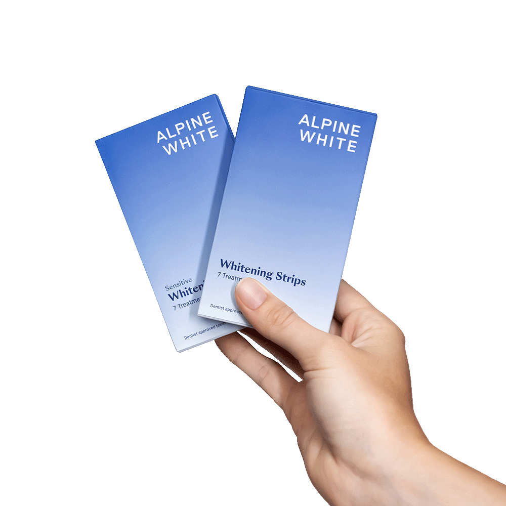 Bild: Alpine White Whitening Strips Zahnaufhellung