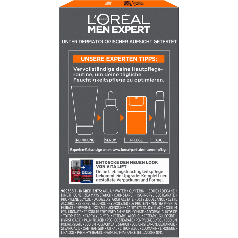 Bild: L'ORÉAL PARIS MEN EXPERT Power Age Feuchtigkeitspflege