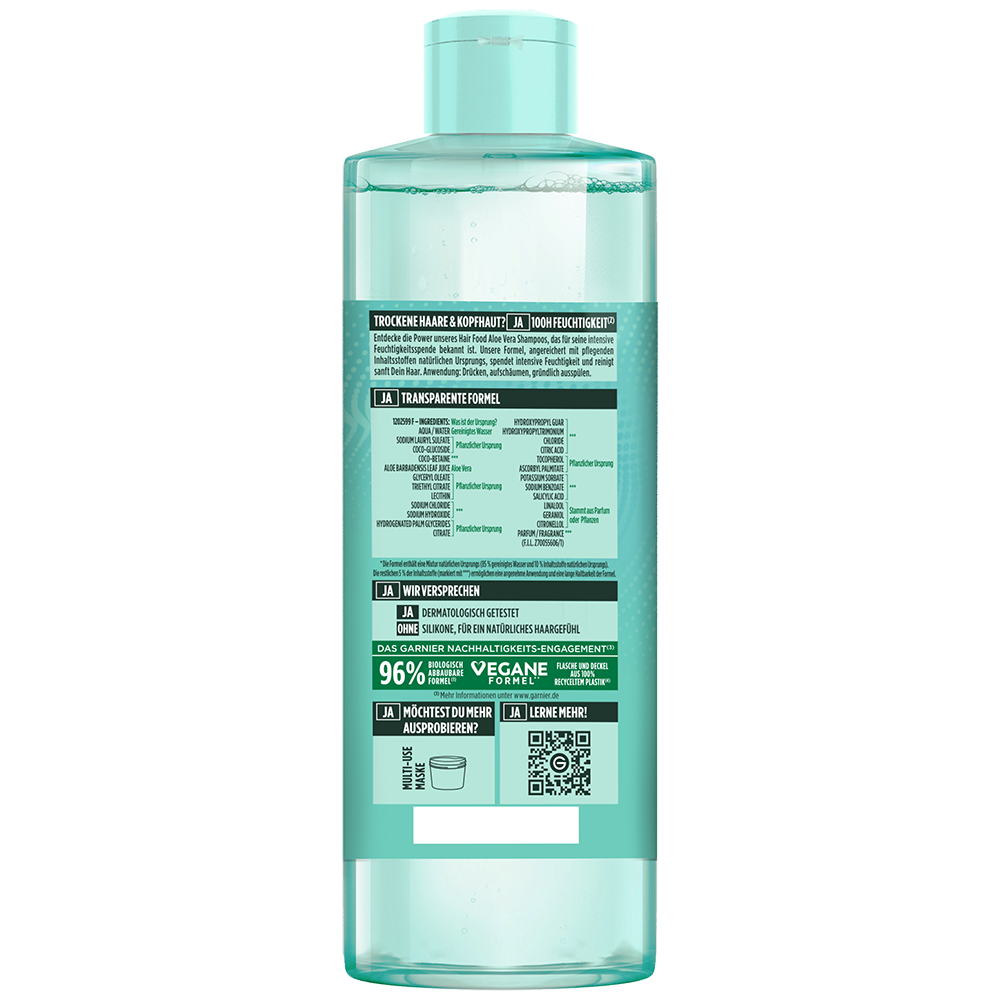 Bild: GARNIER FRUCTIS Aloe Vera Hair Food Feuchtigkeits-Shampoo