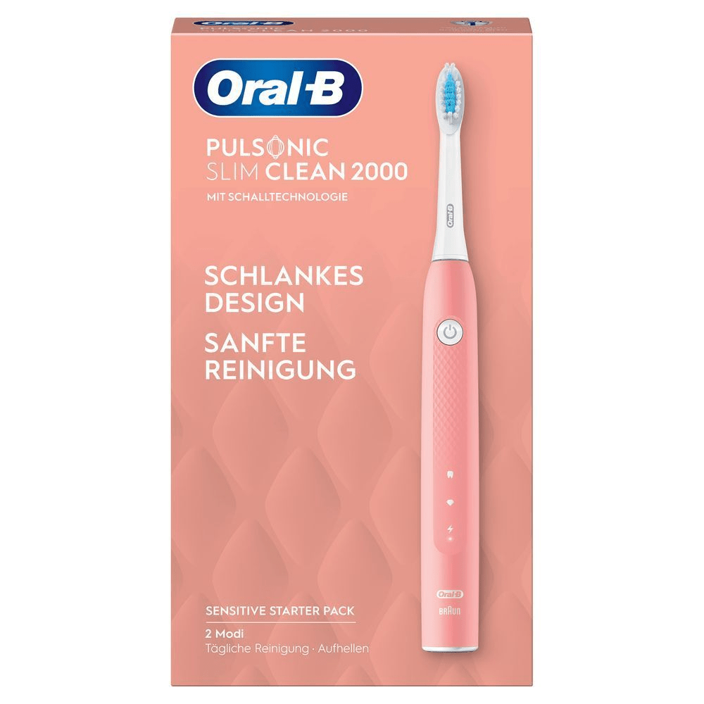 Bild: Oral-B Pulsonic Slim Clean 2000 Elektrische Schallzahnbürste, Rosa