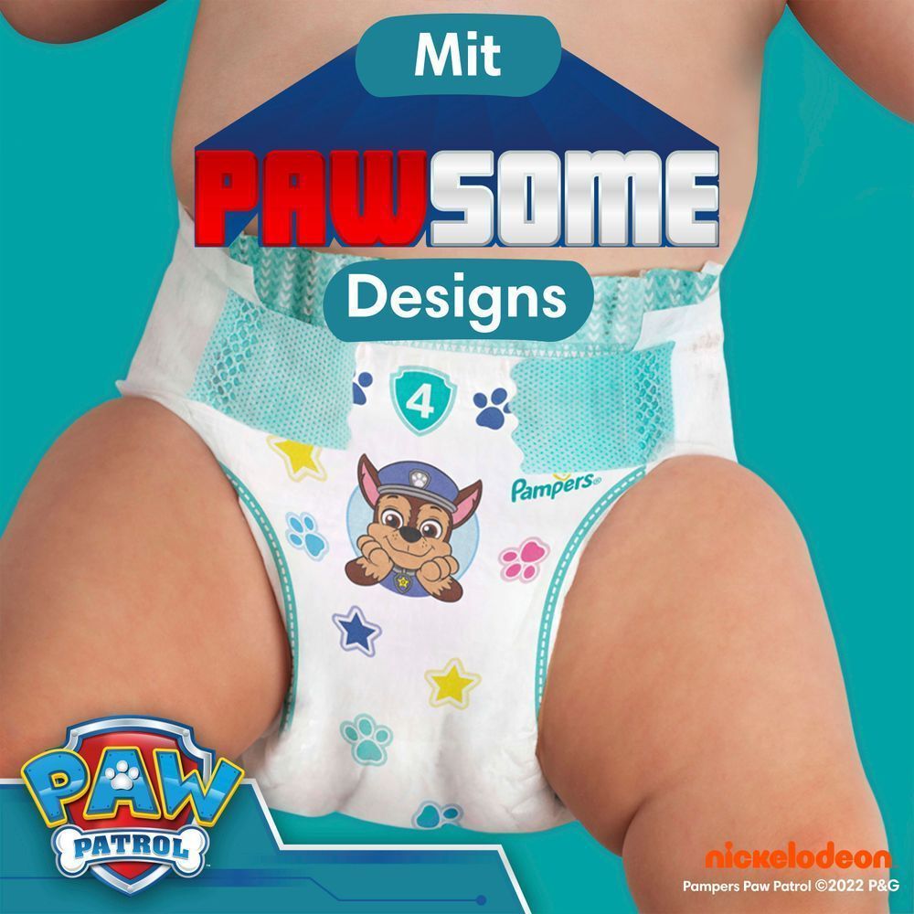 Bild: Pampers Baby-Dry Paw Patrol Edition Größe 5, 11kg-16kg, Monatsbox