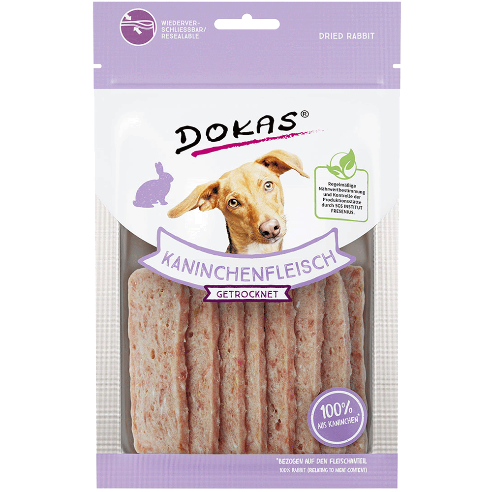 Bild: Dokas Kaninchenfleisch getrocknet