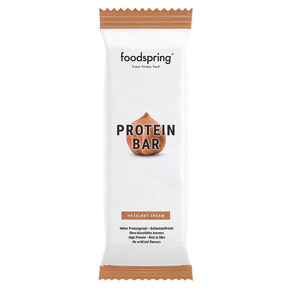 Bild: foodspring Protein Bar Hazelnut Cream