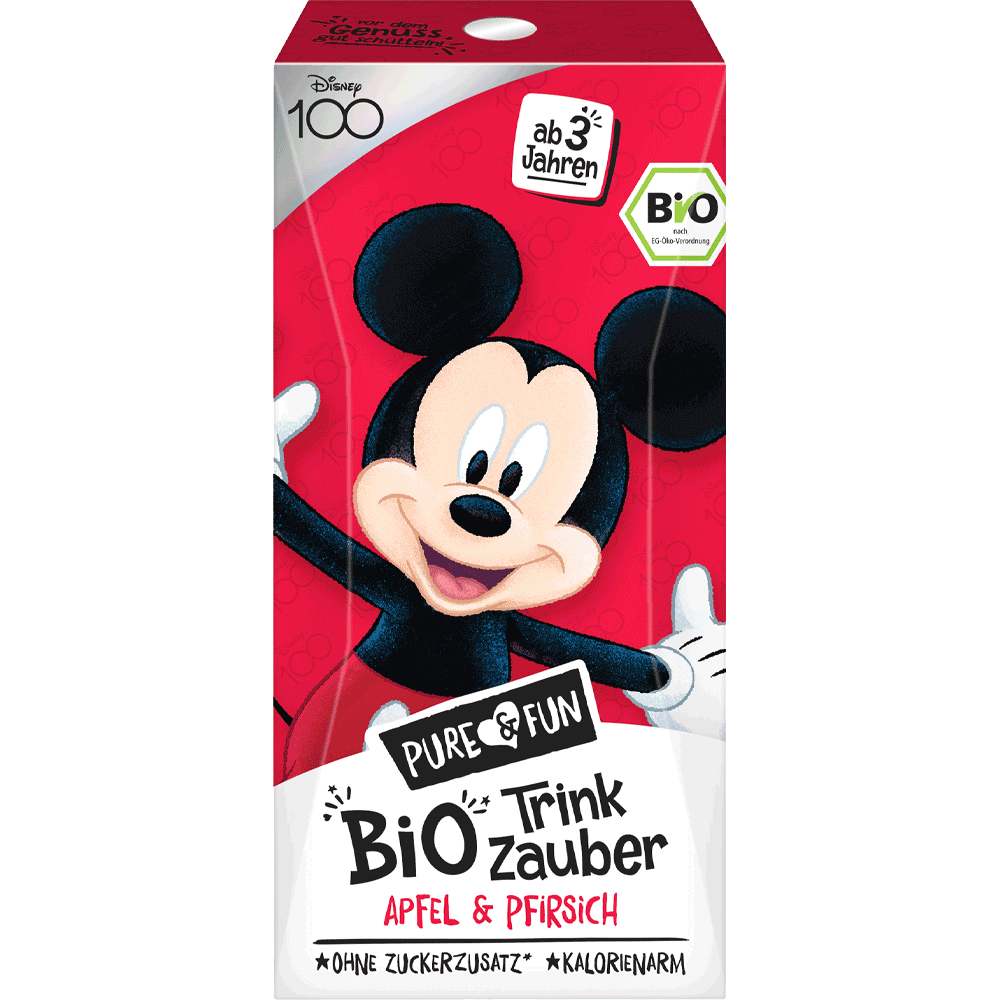 Bild: Pure & Fun Disney Bio Trink Zauber Apfel & Pfirsich