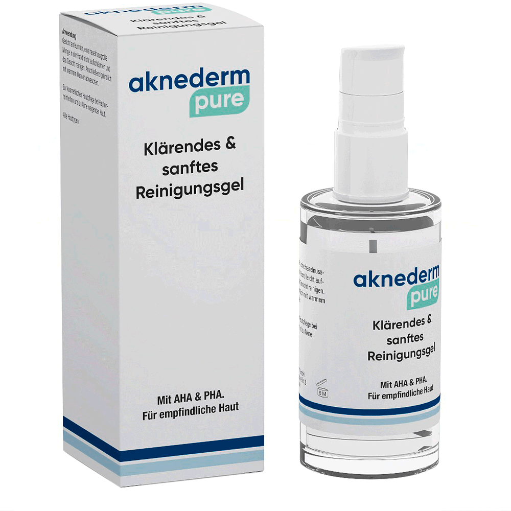Bild: Aknederm pure Reinigungsgel klärend & sanft