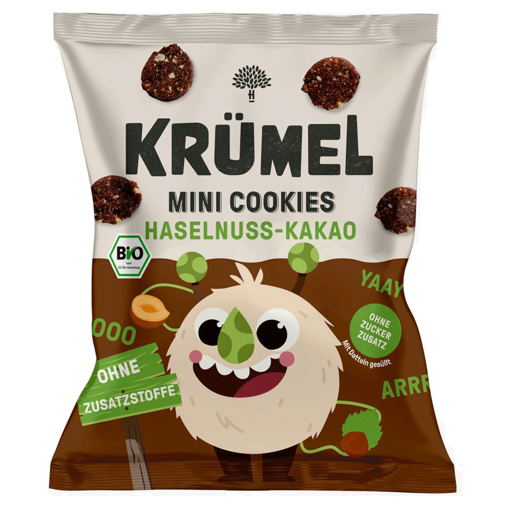 Bild: Krümel Mini Cookies Haselnuss-Kakao