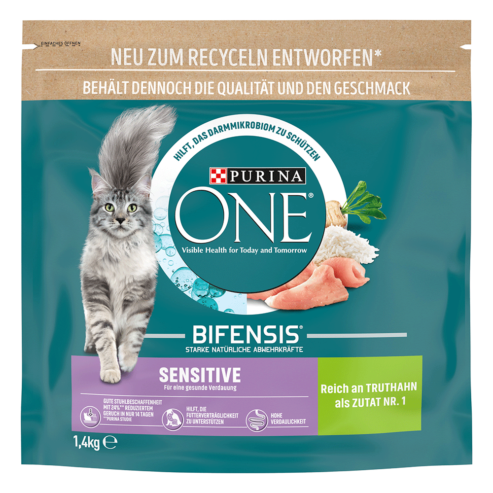 Bild: Purina ONE Sensitive mit Truthahn