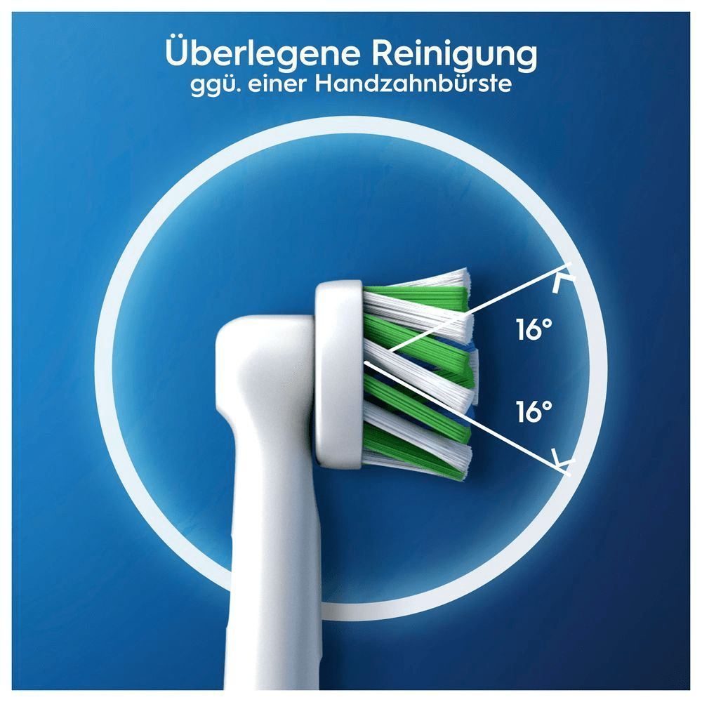 Bild: Oral-B CrossAction Aufsteckbürsten, Weiß