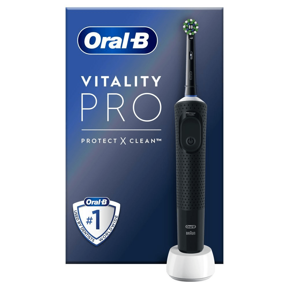 Bild: Oral-B Vitality Pro Elektrische Zahnbürste, Schwarz 