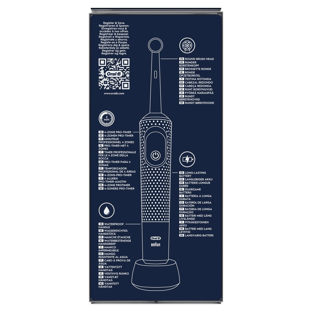 Bild: Oral-B Vitality Pro Elektrische Zahnbürste, Schwarz 
