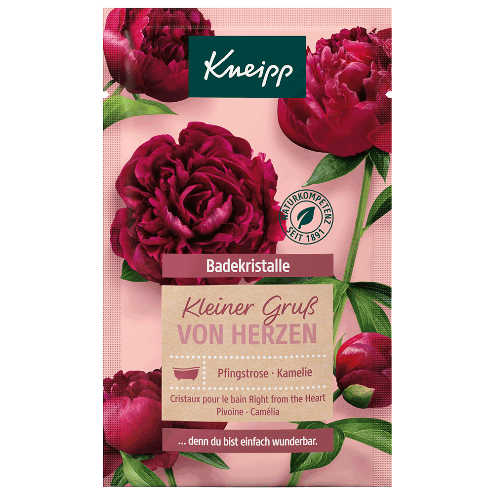Bild: Kneipp Badekristalle Gruß von Herzen