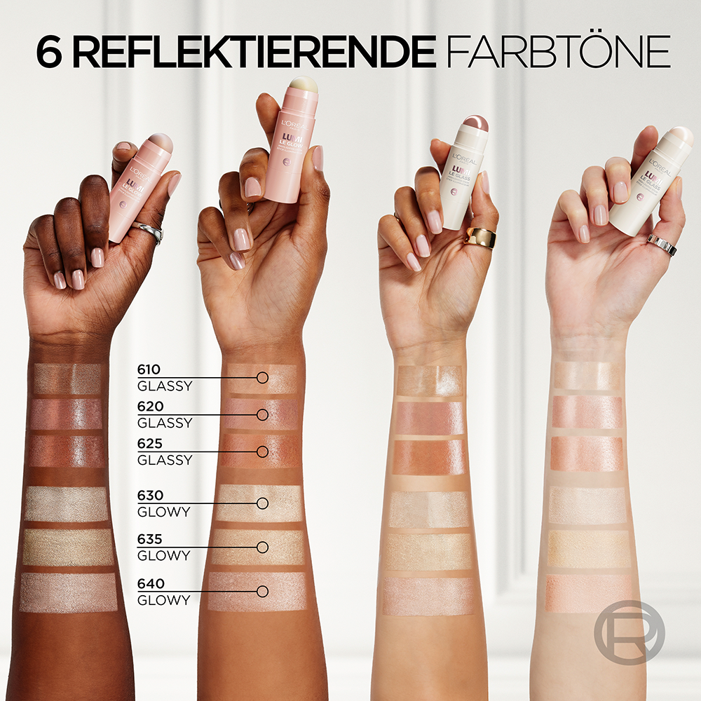 Bild: L'ORÉAL PARIS Lumi Le Glow Highlighter Stick Pearl Eclat