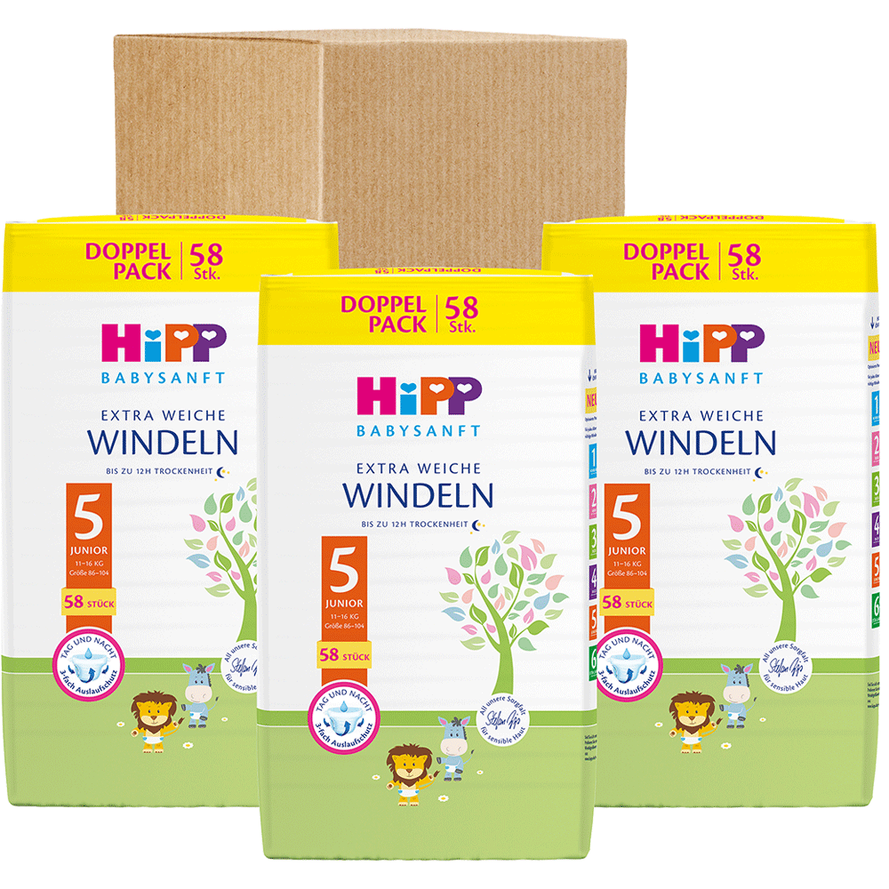 Bild: HiPP Vorratsbox Babysanft Windeln Gr. 5