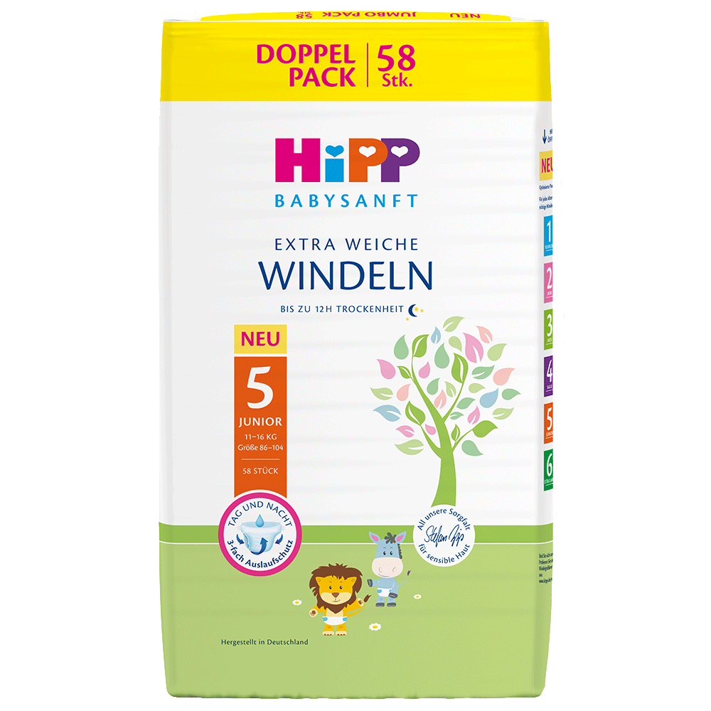 Bild: HiPP Vorratsbox Babysanft Windeln Gr. 5
