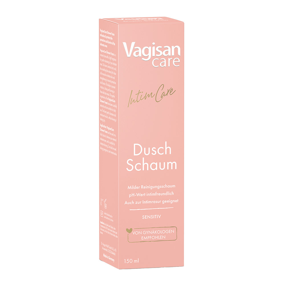 Bild: Vagisan care Intim Care Dusch Schaum Sensitiv