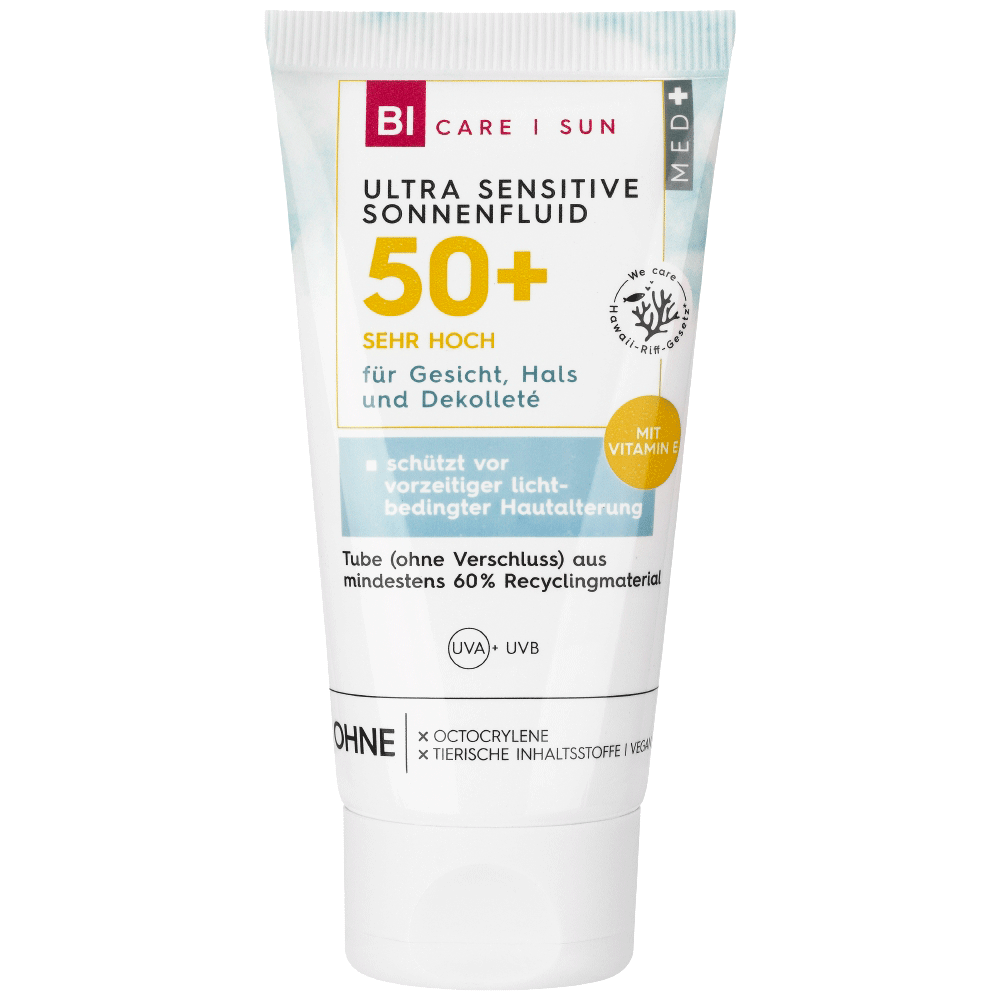 Bild: BI CARE SUN Ultra Sensitive Sonnenfluid LSF 50+