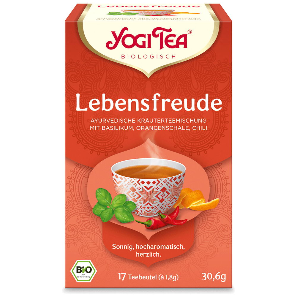 Bild: Yogi Tea Lebensfreude Tee