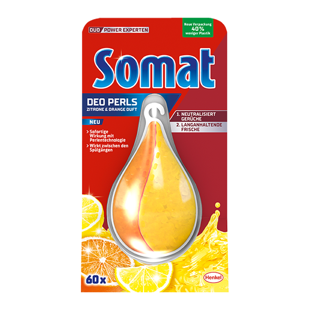 Bild: Somat Geschirrspüler Deo Duo-Perls Zitrone-Orange
